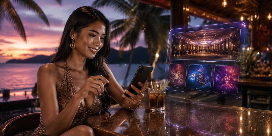 Pengguna di Langkawi membuat deposit mudah alih untuk permainan jackpot 2200
