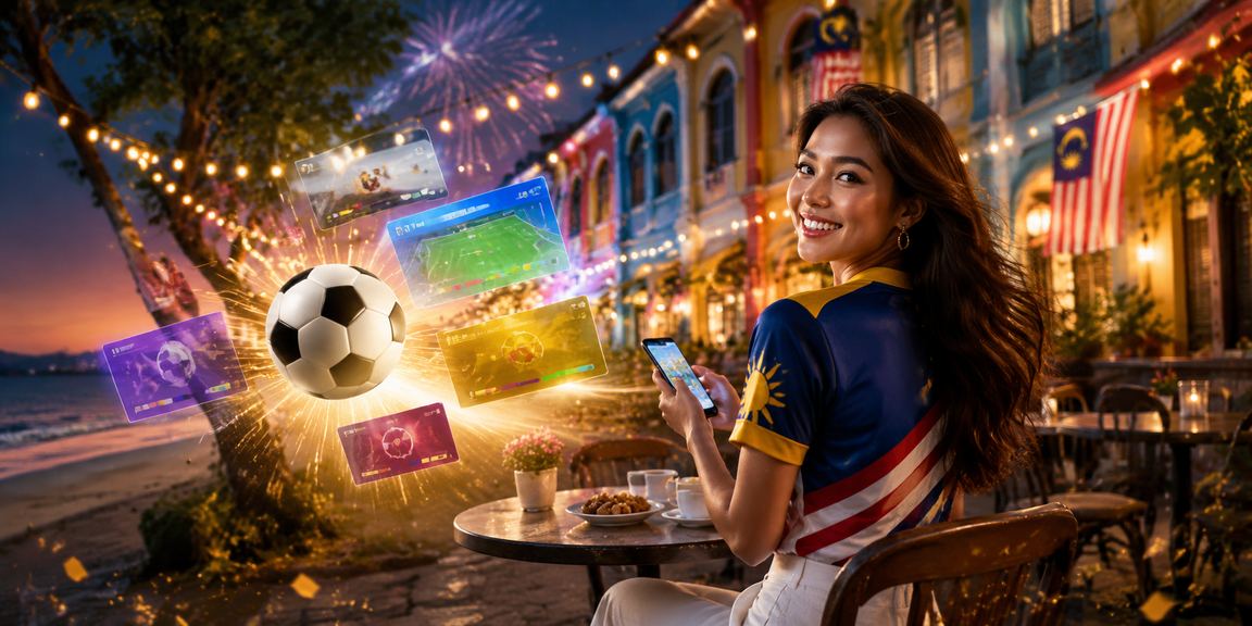 Pengguna di Pulau Pinang menyemak tawaran bonus untuk pertaruhan bola sepak